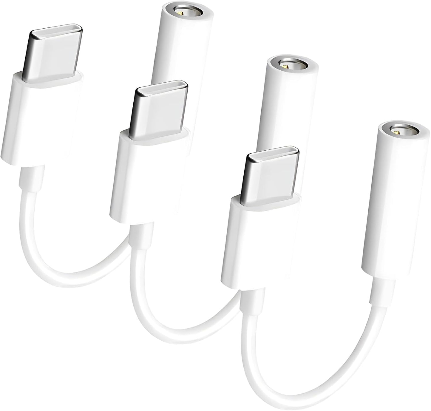 2 Pack Lightning to 3.5 mm Headphone Jack