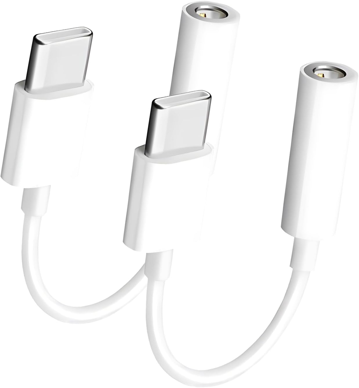 2 Pack Lightning to 3.5 mm Headphone Jack