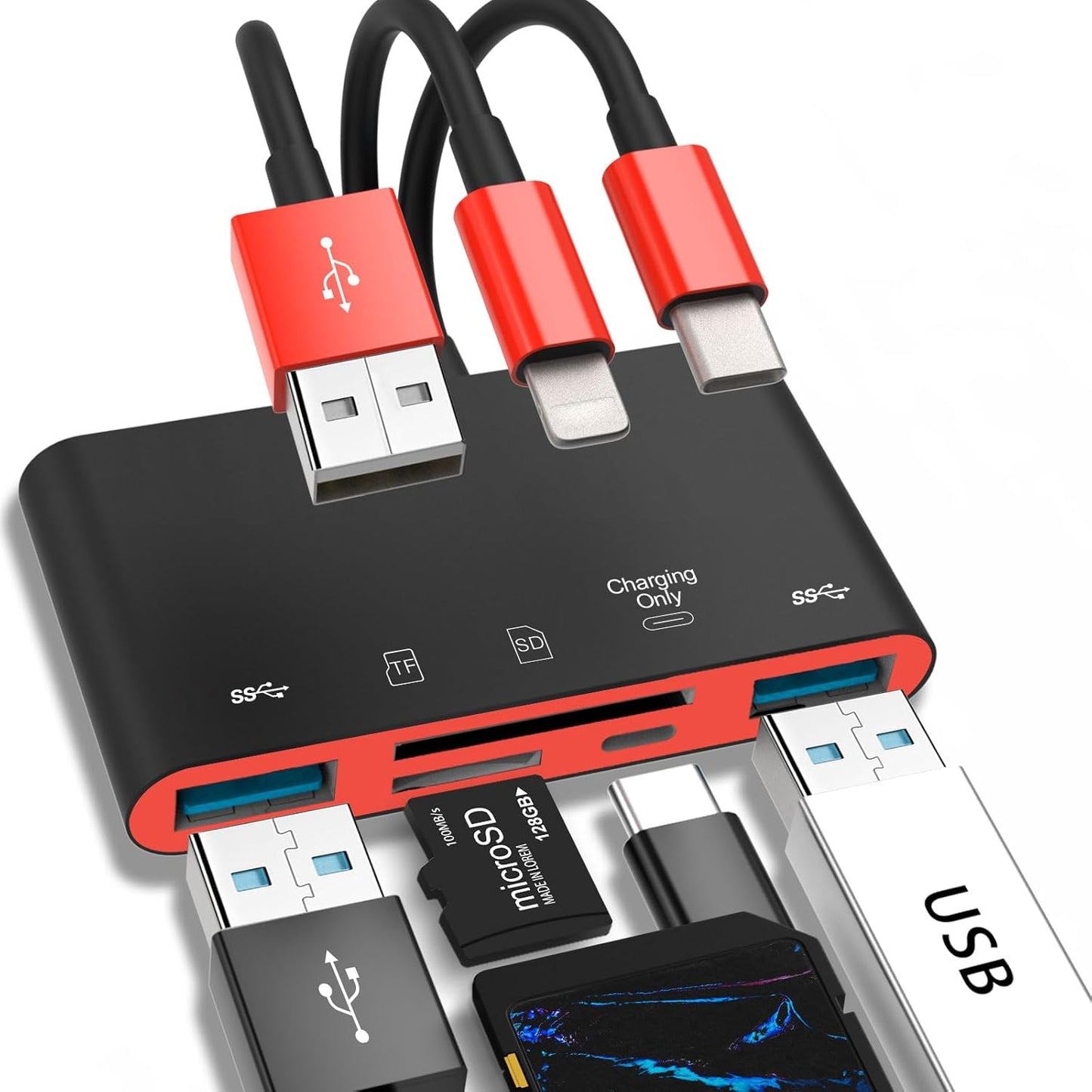 5-in-1 Memory Card Reader