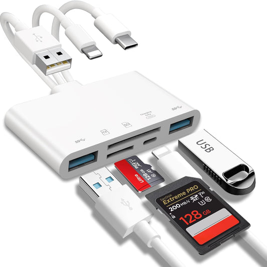 5-in-1 Memory Card Reader
