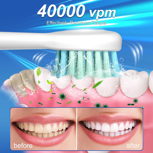 Waterproof Sonic Electric Toothbrush for Adults